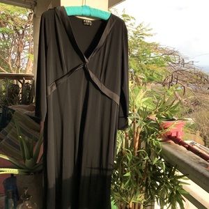 BCBG Long Sleeve Black Spandex Dress -XL